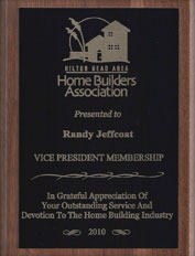 home builders association vice presidents award 2010