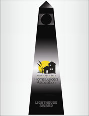 recipient of home builder lighthouse awards